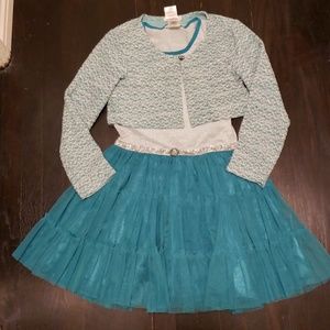 Dress with matching jacket